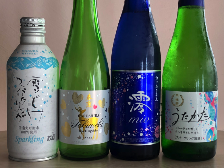スパークリング日本酒たち